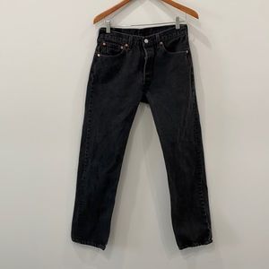 Levis jeans 501 30/32 black straight leg